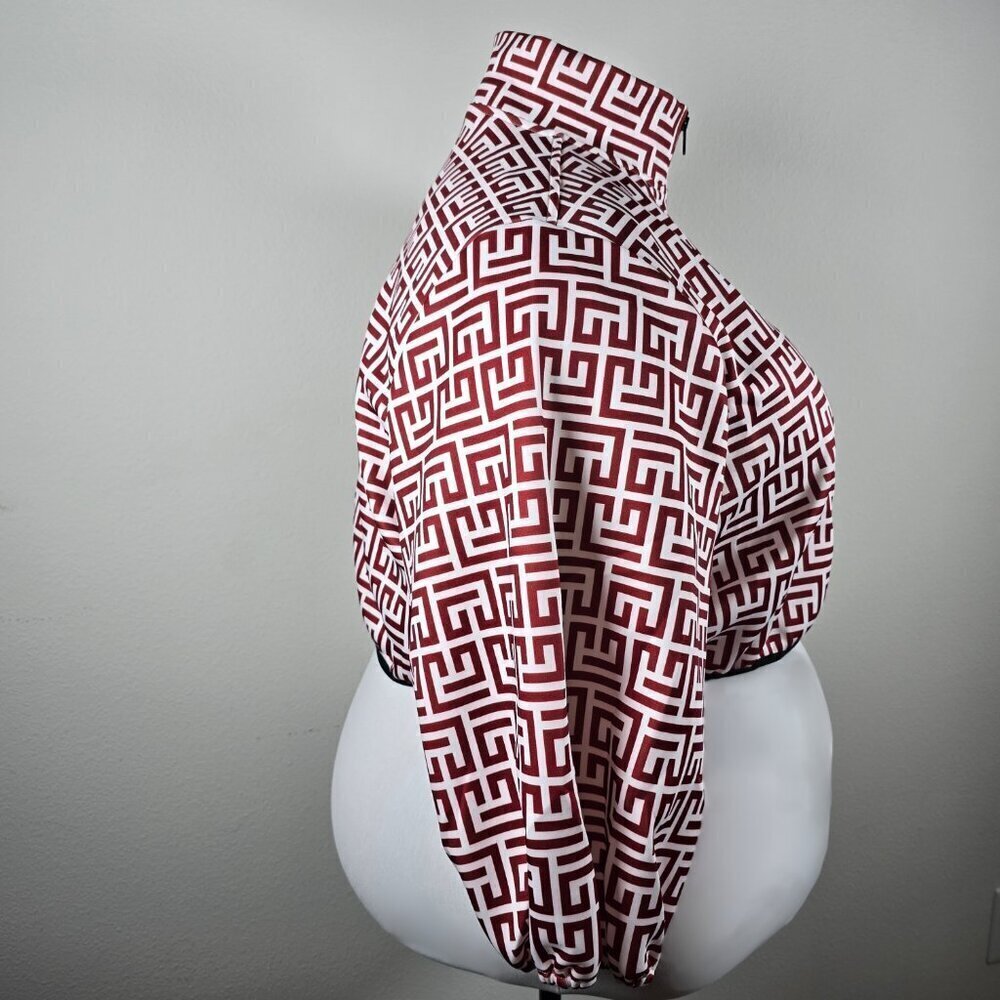 Chic Red Geometric Jacket (Nwot) - image 4